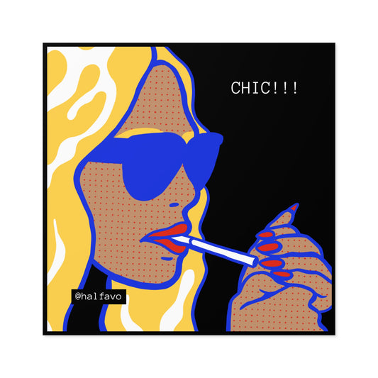 Dorit Smoking Chic RHOBH - 4" Sticker